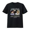 Forest Gump Och Jenny Herr T-shirt Som Ärtor Morötter Klassisk Komedifilm Tryck vintage Tvättad Topp För Vardagsbruk homme