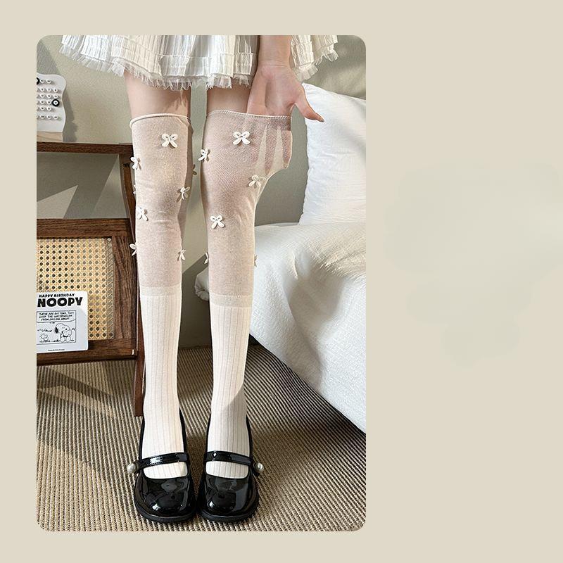 

Гольфы до икры в балетном стиле для женщин | Летние тонкие высокоэластичные не сдавливающие сетчатые дышащие милые носки-слаучи One Size