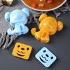 3tlg/Set Cartoon Tiere Sushi Form DIY Sandwich Reisball Form Küchenhelfer Baby Kinder Frühstücksform Sushi Bento Zubehör