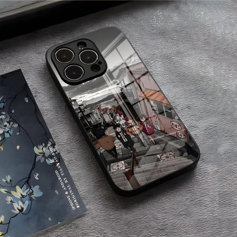 D-Dan D-Da Daa Phone Case For IPhone 17 Air 16 E Pro Max 15 14 13 Mini 12 Pro 11 Max Plus Black Glass Cover