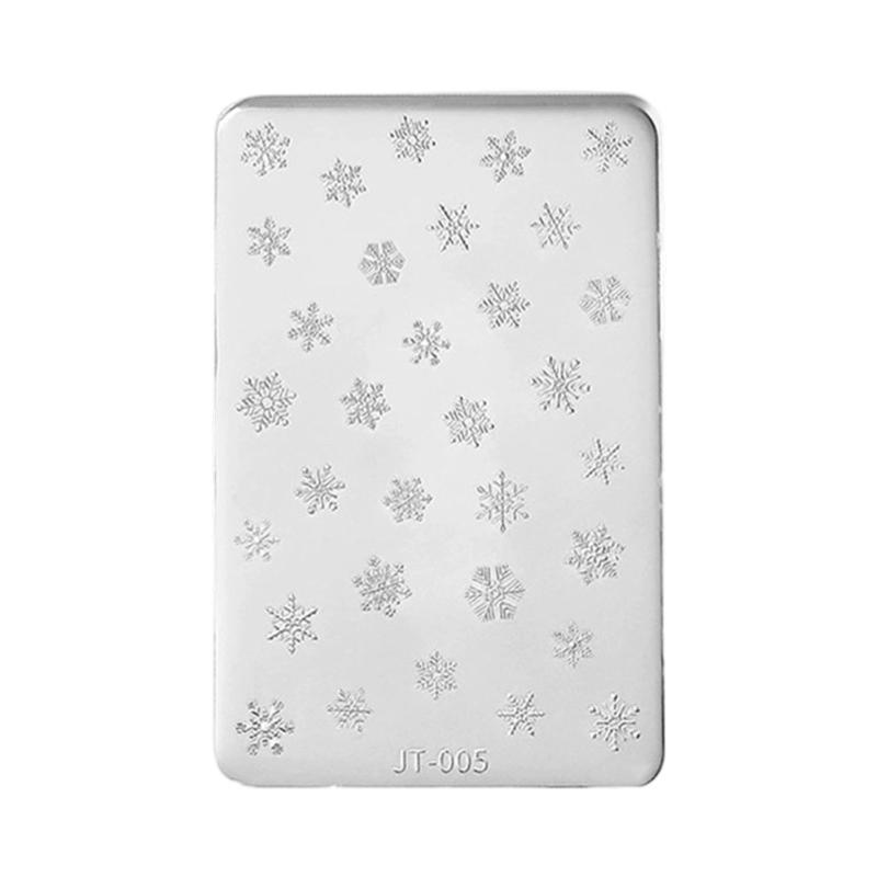 Food Grade Silicone Nail Art Mold With Floral 3D Embossed Design Nail Stamp For Easy DIY Beautiful Creation