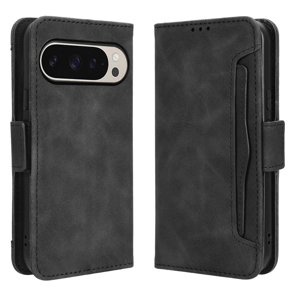 For Google Pixel 9 Pro/Pixel 9 Case Wallet Card Slots PU Leather+TPU Full Protection Phone Cover