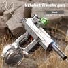 Electric Space Water Gun Uzi Hand Integrated Three Function Scorpion Light Kids Toys Young Boys Splashing Water Play Game Outdoor Present