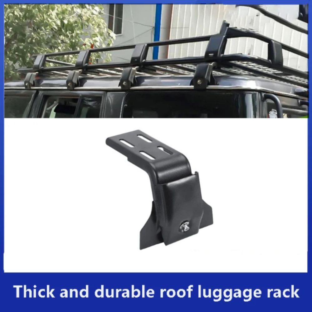 Adjustable Steel Roof Rack Mounting Bracket Rain Trough Luggage Rack Clamp  Roof Platform