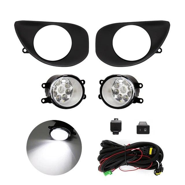 Auto Led Nebel Licht Für Toyota Yaris 2006 2007 2008 Hologen Fahren Stoßstange Lampe Tagfahrlicht DRL Tageslicht