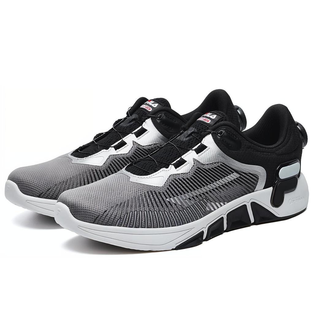 New FILA Xft Boa Athletics Shoes 'Grey Black Silver' A12M231403FSR