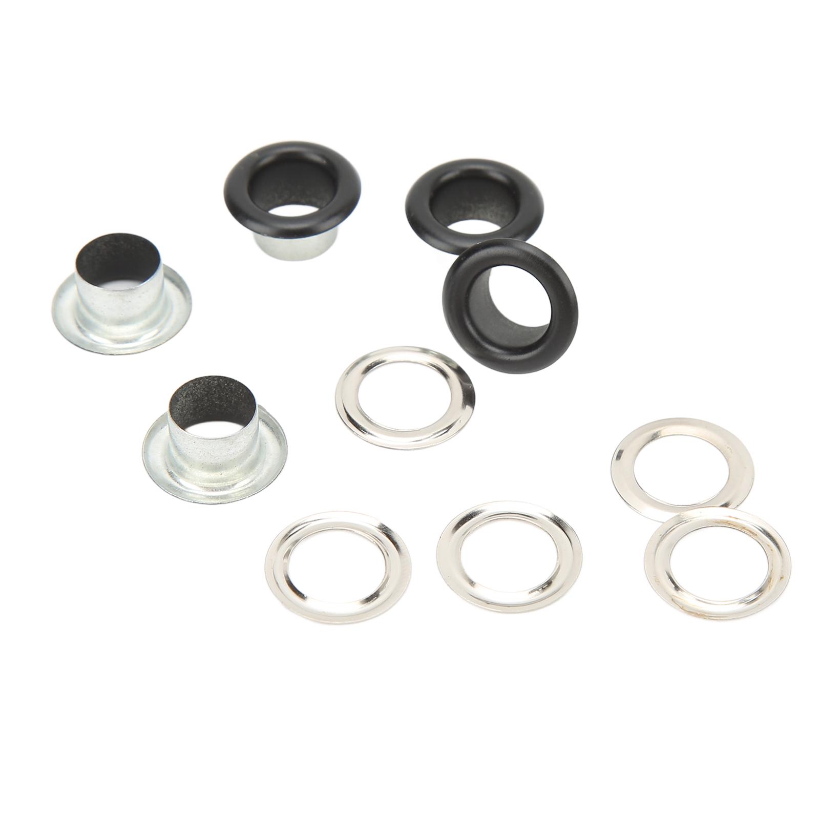 

500 Sets 8mm Grommets s Iron Copper Round Grommets Washer s Rings Kit for Trousers Bags Hats Belts
