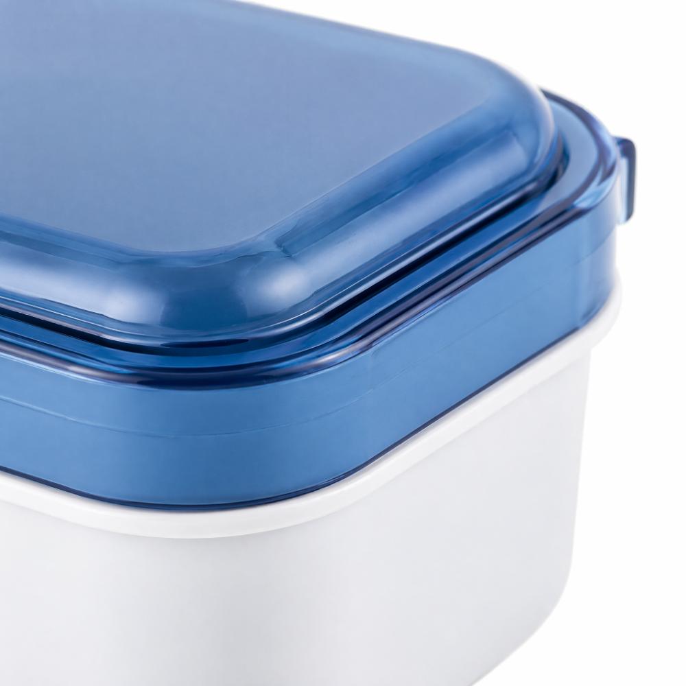 ABS Food Storage Container 2 Compartment Airtight Kitchen Organizer  For Picnics
