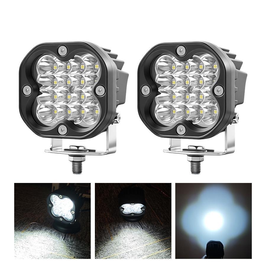 3 Inch Led Work Light Bar 9V 36V Spotlights 4x4 Offroad Accessories LED Headlights Fog Lamp For Motorcycle Jeep Truck ATV