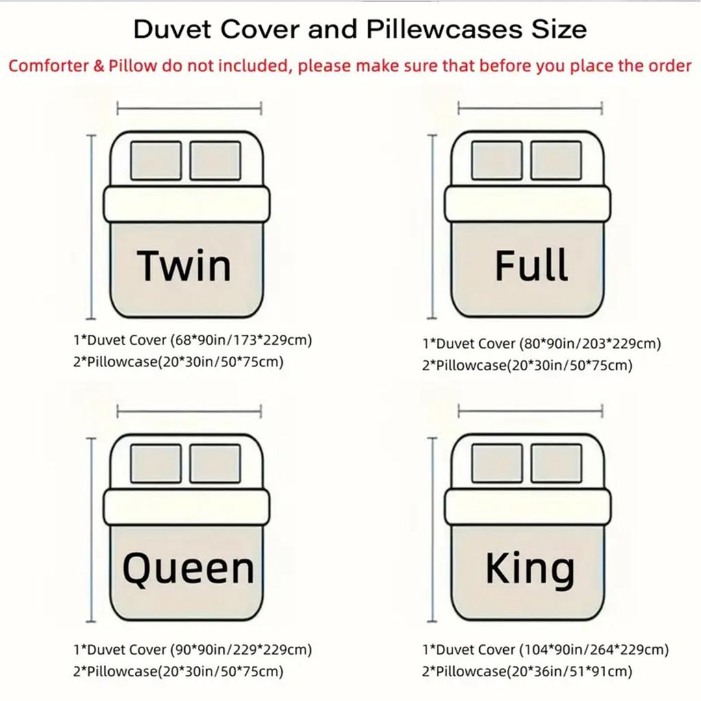 Halloween Duvet Cover Set without Core, Quilt Cover with 2 PillowcasesSoft and Machine Washable Gothic Skulls Crows Bedding