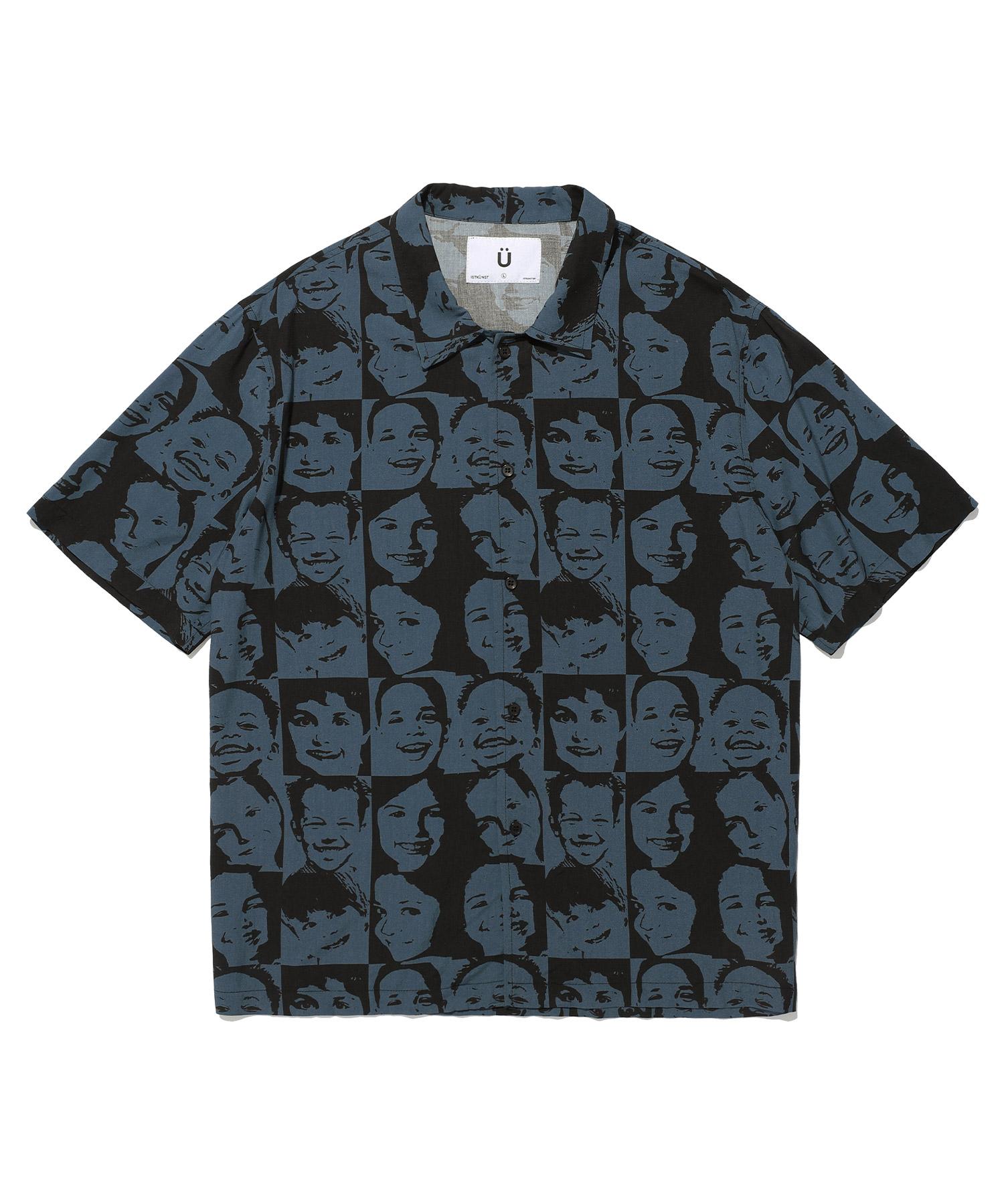 East Coast Smiley Face Half Shirts_Black(Ik2Dmmw361A) Black/M