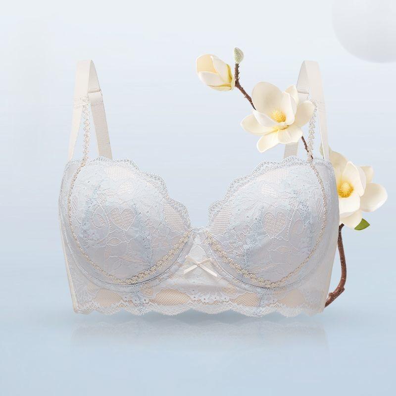 Large size underwear and large breasts are dedicated to gathering and anti-drooping sub-breasts, and the soft steel ring is supported by a breathable