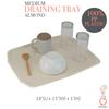 Countertop Draining Tray Dish Rack Essential Compact Drainage Function Easy Clean Kitchen Drying Surface 100% PP Material