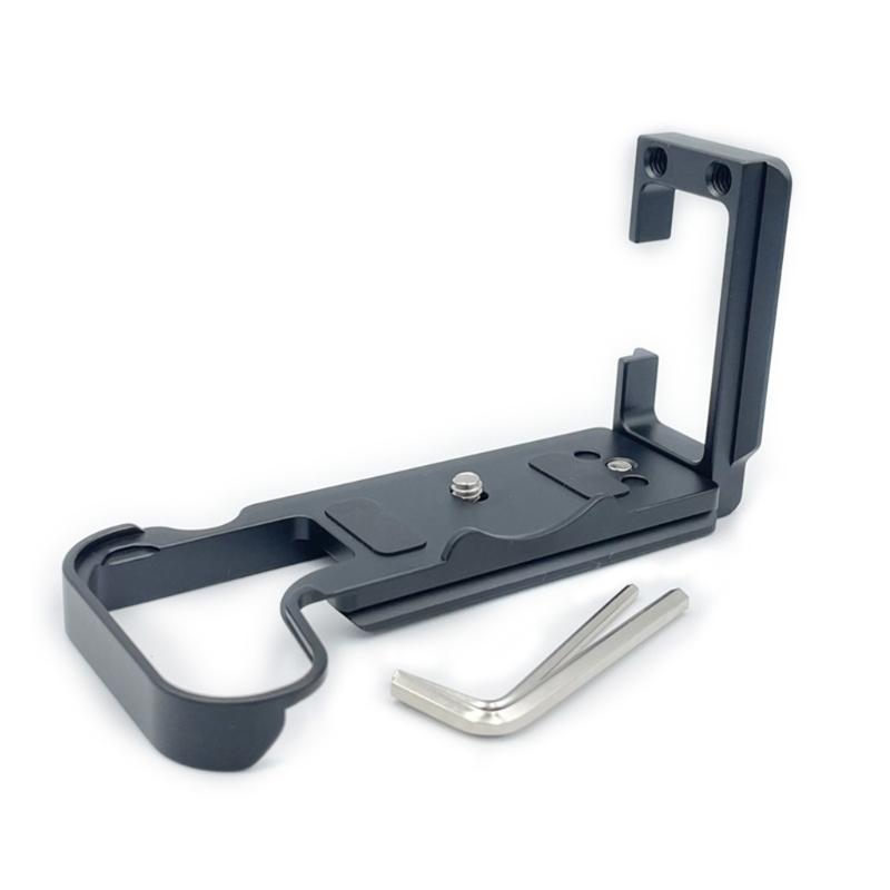 Camera Vertical Clapper L-shaped Bracket Aluminum Alloy Quick Release Plate for R10 DSLR Camera Stabilizer