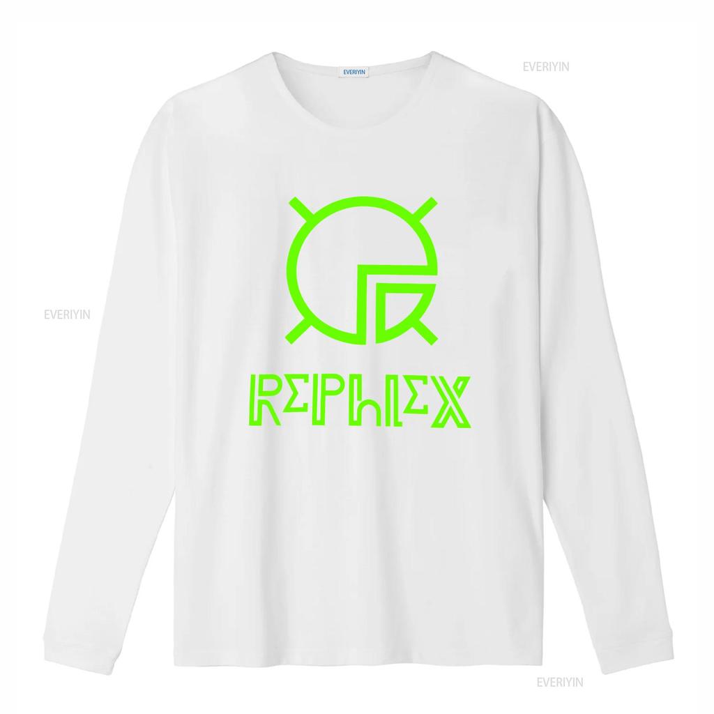 Neon Green Rephlex Records T Shirt Warp Aphex Twin 808 State Drexciya Techno Fashion Vintage Washed Fashion Casual Homme