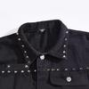 Trendy Men's Spring, Summer and Autumn Black Large Size Vest Locomotive Foreign Trade Rivet Vest Korean Version Slim Vest