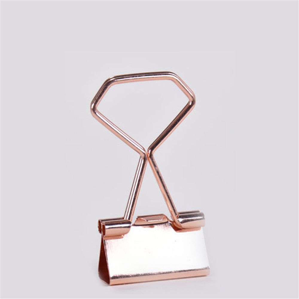 10pcs File Mini Cat Heart Cactus Book Binder Clips Paper Clip Office Supplies Metal