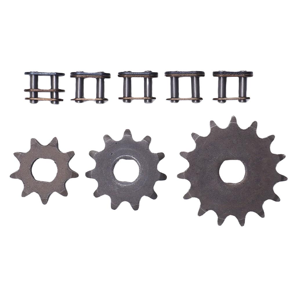 3 szt. Zębatki 9T 11T 15T Zębatki ze stali o wysokiej wytrzymałości i ogniwa główne łańcucha do łańcuchów T8F
