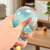 2/3/4 Peças Brinquedo de Pão Chinês Transparente com Glitter Alívio de Estresse Pequeno Bolinho Espremedor Brinquedo Sensorial Fidget Bola Anti-Estresse de Subida Lenta Bola de Massa Descompressora