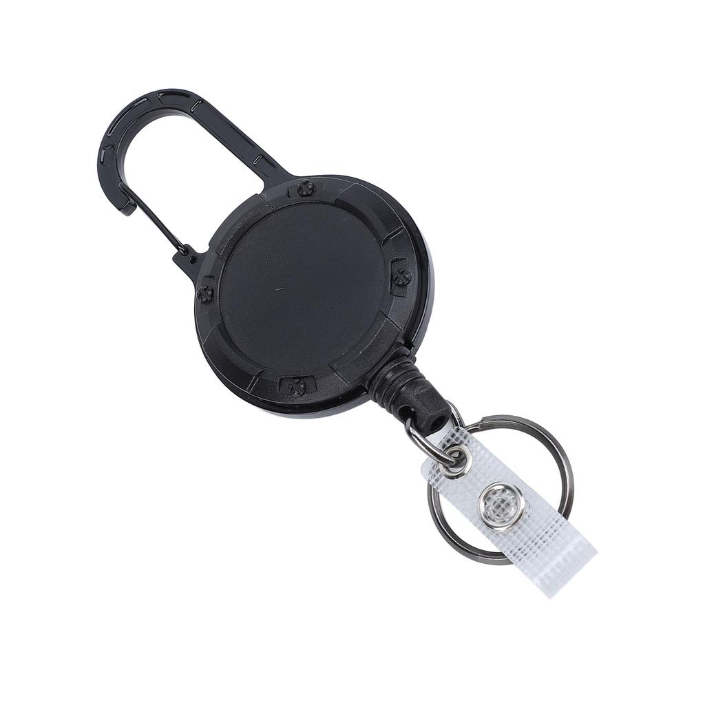 Retractable Keychain Professional Thickened 1mm Stainless Steel Wire Rope Prevents Lost Carabiner