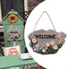 Door Welcome Sign for Porch, Garage, Spring Decorative Plaque, Front Patio