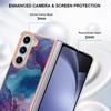 YB IMD Serie-16 Stil-E Für Samsung Galaxy Z Fold5 5G TPU Hülle 2,0 mm TPU Marmormuster Abdeckung