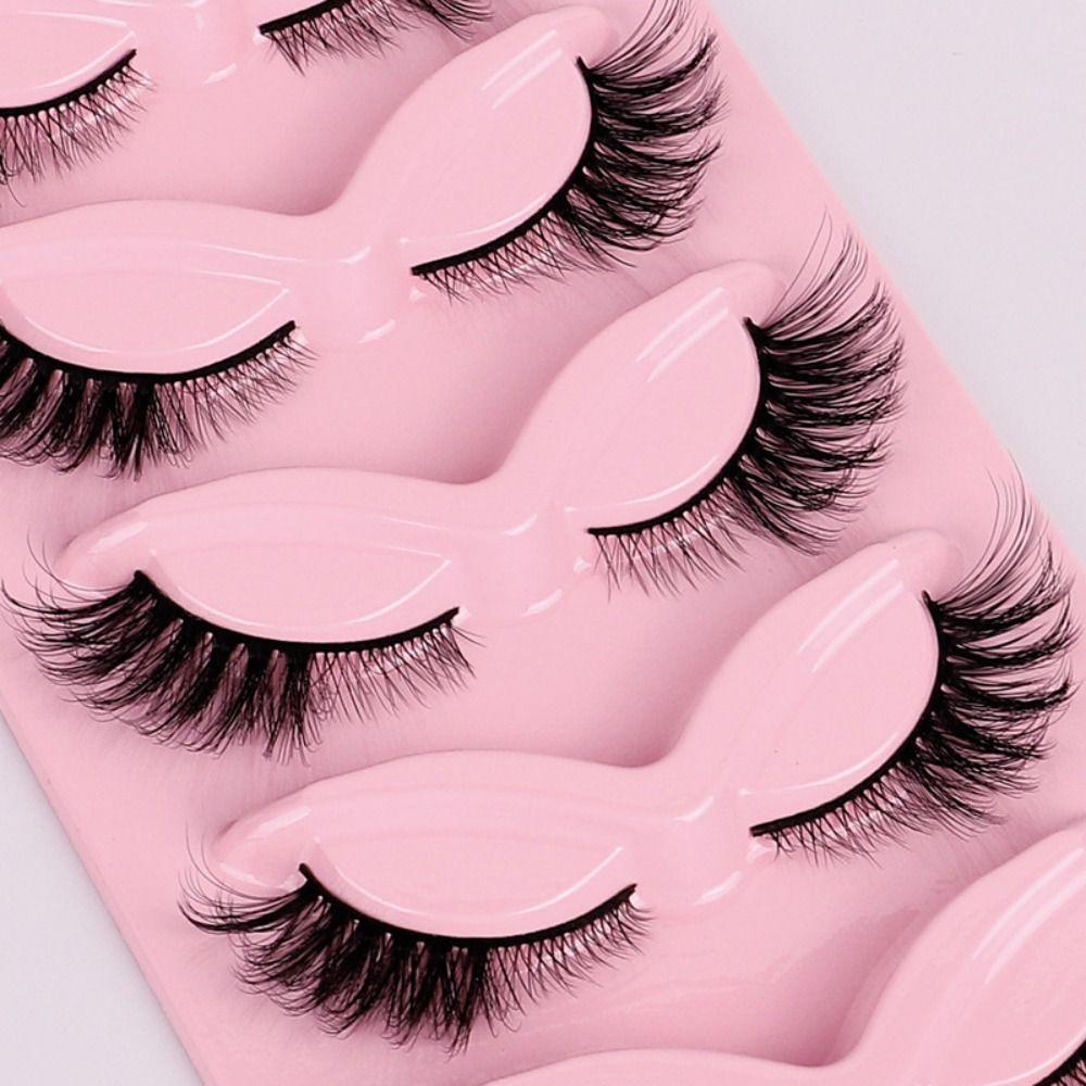 Fluffy Cat Eyelashes Natural Appearance Fox Eyelashes Hot False Eyelashes  Women Girls