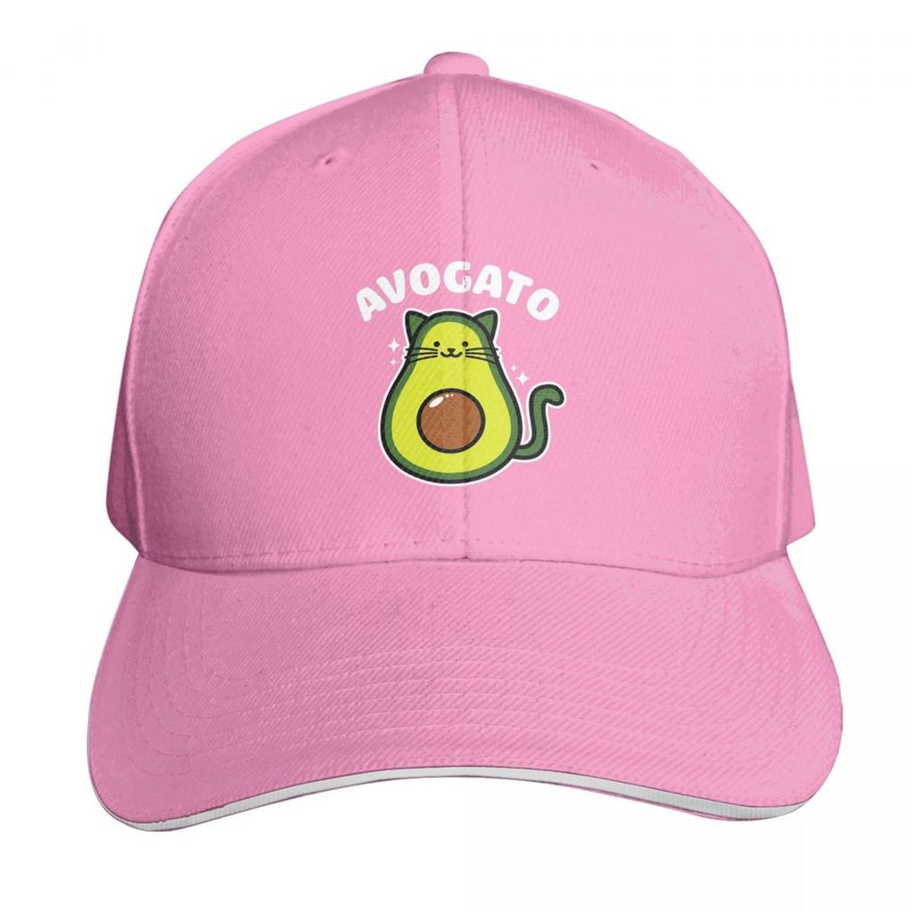 Avogato Cat Cute And Funny Aguacate Gato Cap Fashion Casual Baseball Caps Adjustable Hat Hip Hop Summer Unisex Baseball Hats