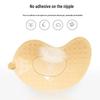 Mango Silicone Strapless Invisible Bra with Front Buckle and Nipple Stickers for Wedding Dress