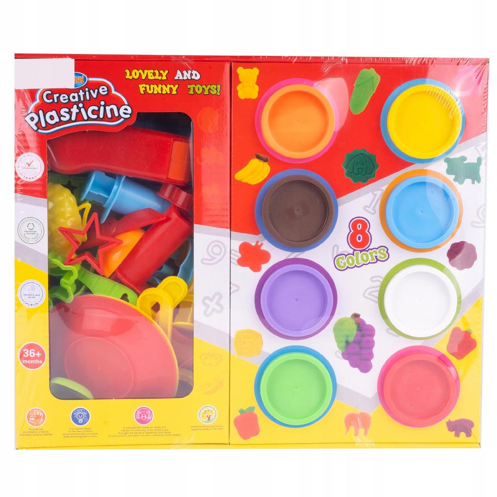 [PACZA] Play-Doh 8 Cups Press Molds + Accessories Z3173