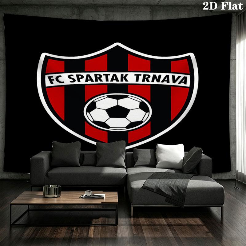 FC Spartak Trnava Wall Tapestry Aesthetic Wall Hanging Printed Fabric Blanket Decorative Tapestries for Bedroom Living Room Home Decor