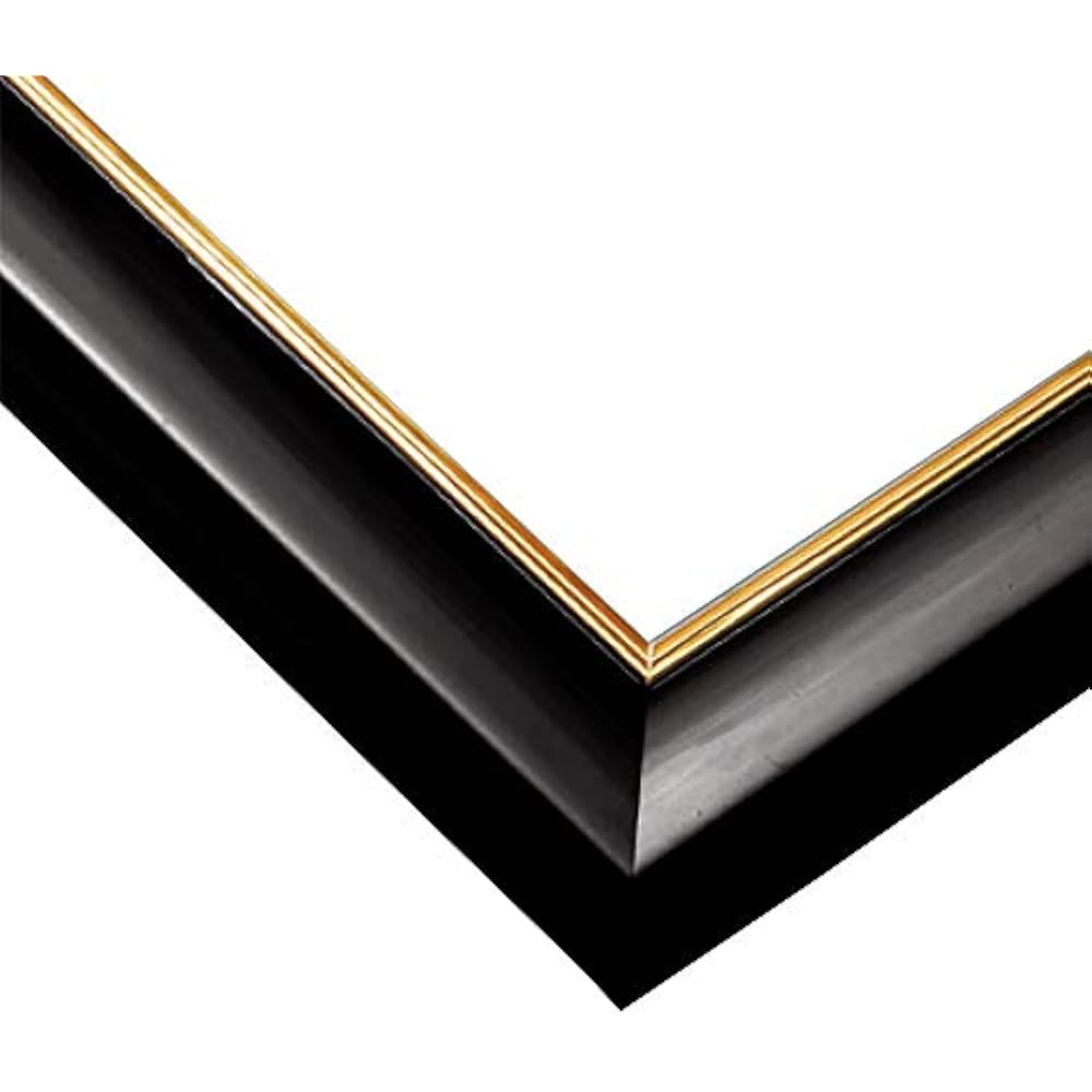 Epoch [made in Japan] wooden puzzle frame, woody panel, excellent gold line, gold molding specifi...