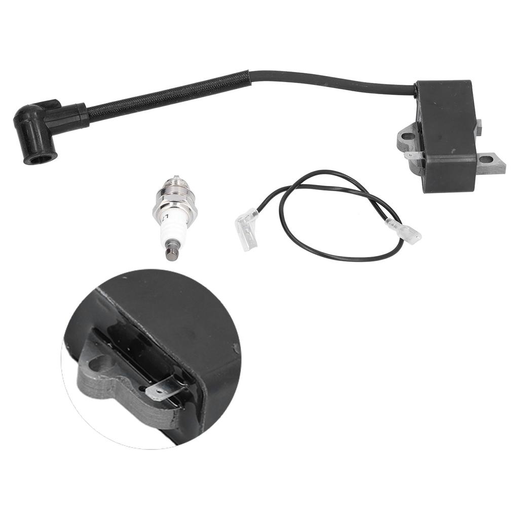 Ignition Coil Sparking Plug Kit Replacement Fit for Stihl FS80 FS80R FS85 KM55 FR85