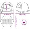 Family Igloo Tent for 6 Persons Green Waterproof