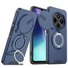 Armor Magnetic Ring Holder Case For Xiaomi Redmi 14C 14 C Redmi14C 4G Slide Camera Protection Cover For Poco C75 C 75 PocoC75