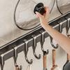 Wall Mounted Pot Lid Rack Aluminum Kitchen Utensil Organizer  Tool Organization