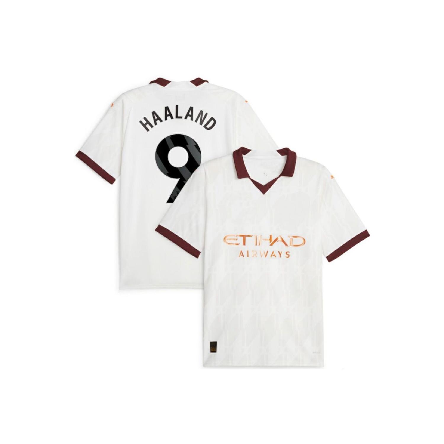 

Выездная майка Эрлинга Хааланда нового сезона 2023/24 «Сити» S белый