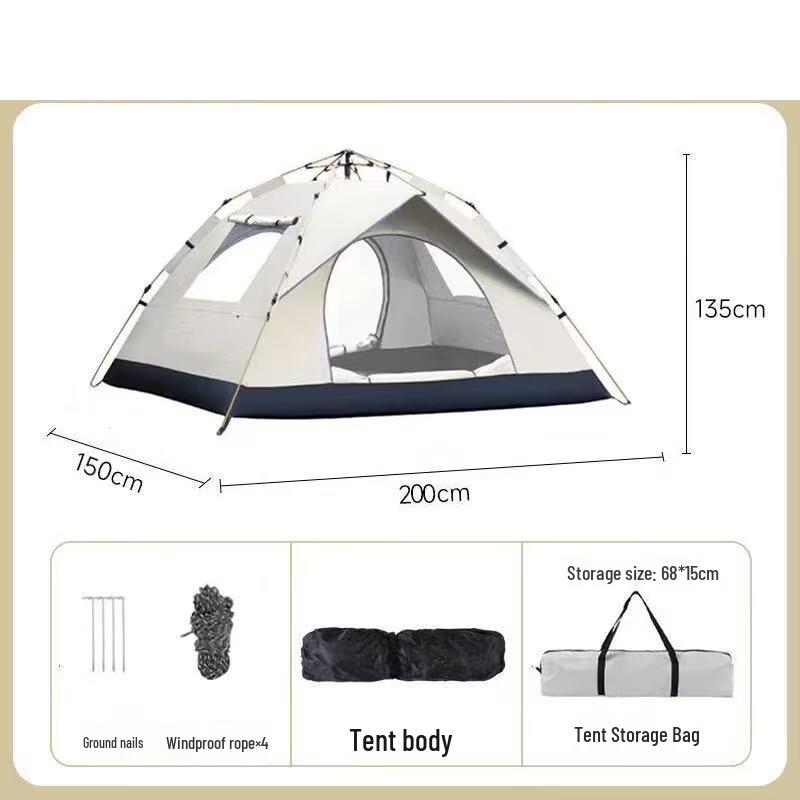 OEING Outdoor Camping Tent with Sun & Insect Protection