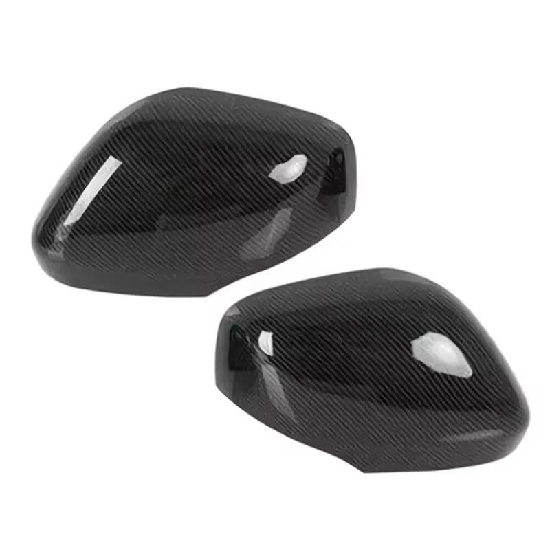 For Nissan Armada Patrol Y62 2017 2018   ABS Car Rearview Side Mirror Cover Wing Cap Exterior Door Trim Adhesive Sticker