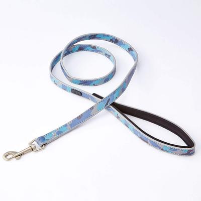 Petio Flash Leine Camouflage Blau Hund Größe S