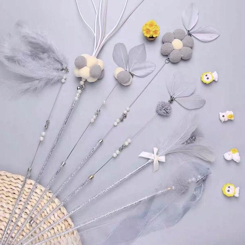 Sanhe Feather Bell Cat Teaser Wand