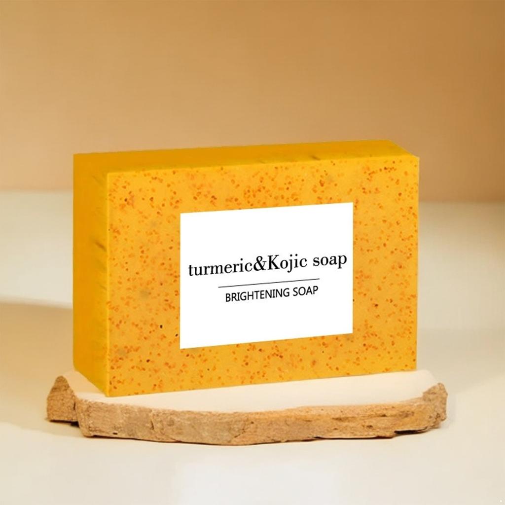 Sapone Scrub al Curcuma e Limone per una Pelle Luminosa Detergente Esfoliante Delicato Illumina l'Incarnato Uniforme Riduce l'Opacità Senza Olio Minimizza i Pori Adatto per