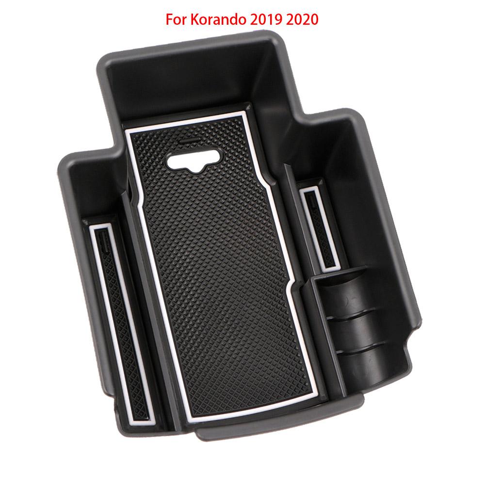

Car Central Armrest Storage Box Holder For Ssangyong Korando C300 -2022 Center Console Organizer Tidying