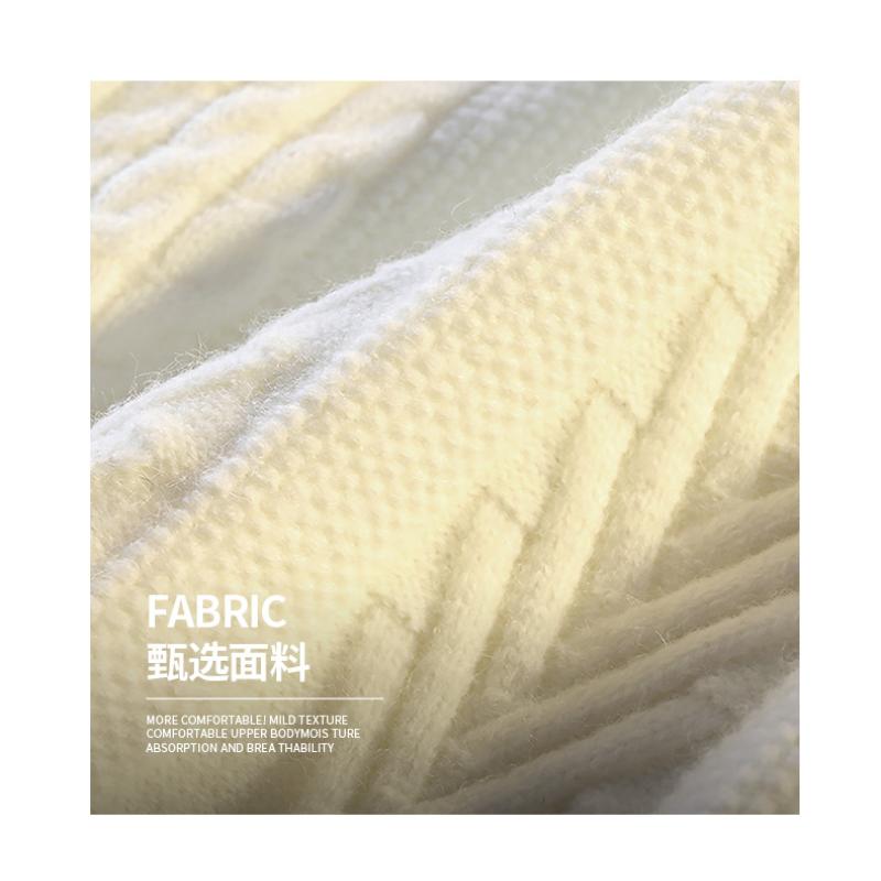 Solid Color Long-sleeved Pullover Sweater Round Neck Men's Fashionable Casual Top