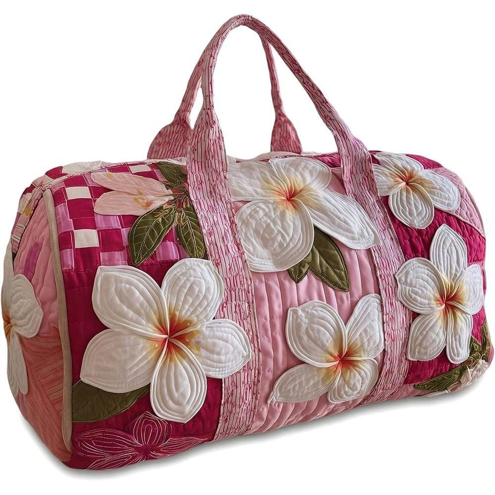 Nová Vintage Boho prošívaná taška Duffel Hippie Cesta Bavlněná prošívaná taška Duffel Květinová cestovní taška Víkendový přespání