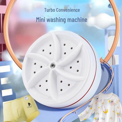 Kompakte Turbinen-Mini-Waschmaschine für Zuhause, Wohnheim, Unterwäsche und Socken
