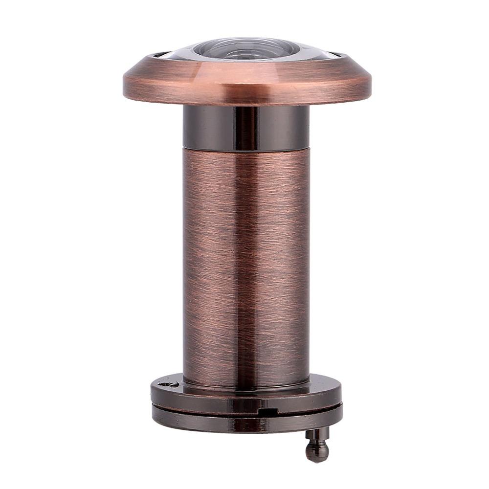 200 Degree Peephole 5/8 Inch Pipe Diameter Gold Door Viewer Brushed Chrome Red Bronze Wide Viewing Angle Peephole Office