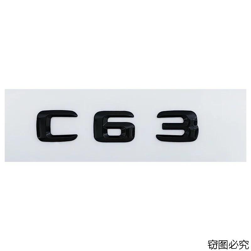 

3D Car Body ABS Emblem Auto Rear Trunk Badge Sticker for Mercedes Benz C63 A45 E320L E350L S400L A220L ML350 GLS450 CLA260