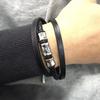 Fashion Multilayer Bracelets Bangles For Men Stainless Steel Clasp Bracelet Punk Skull Bracelet Fashion Bangles Jewelry