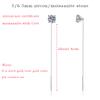 Smyoue 5/6.5mm Tassel Round Cut Moissanite Drop Earring for Women Classic Four-claws Lab Diamond Ear Jewelry 925  Silver